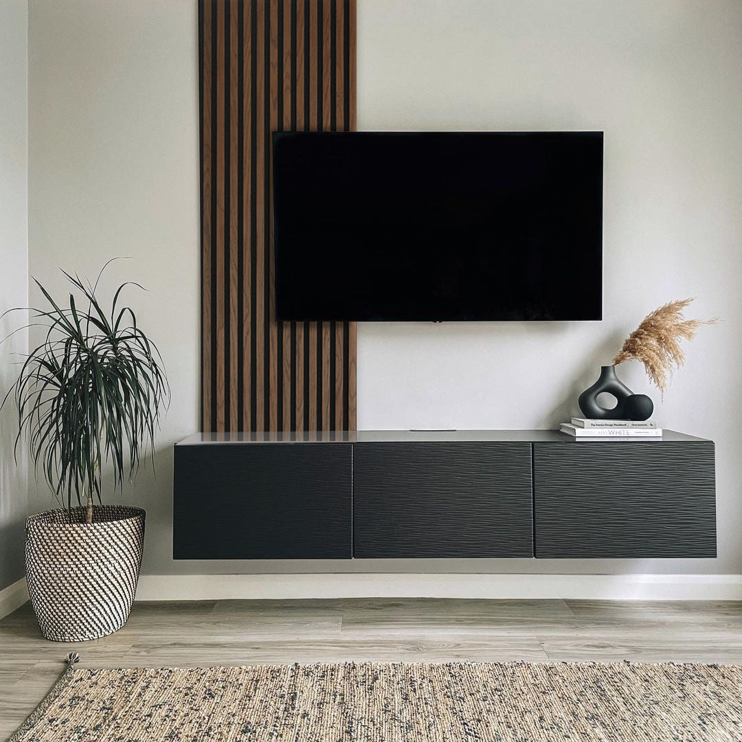Acoustic Slat Wall Panels - Walnut
