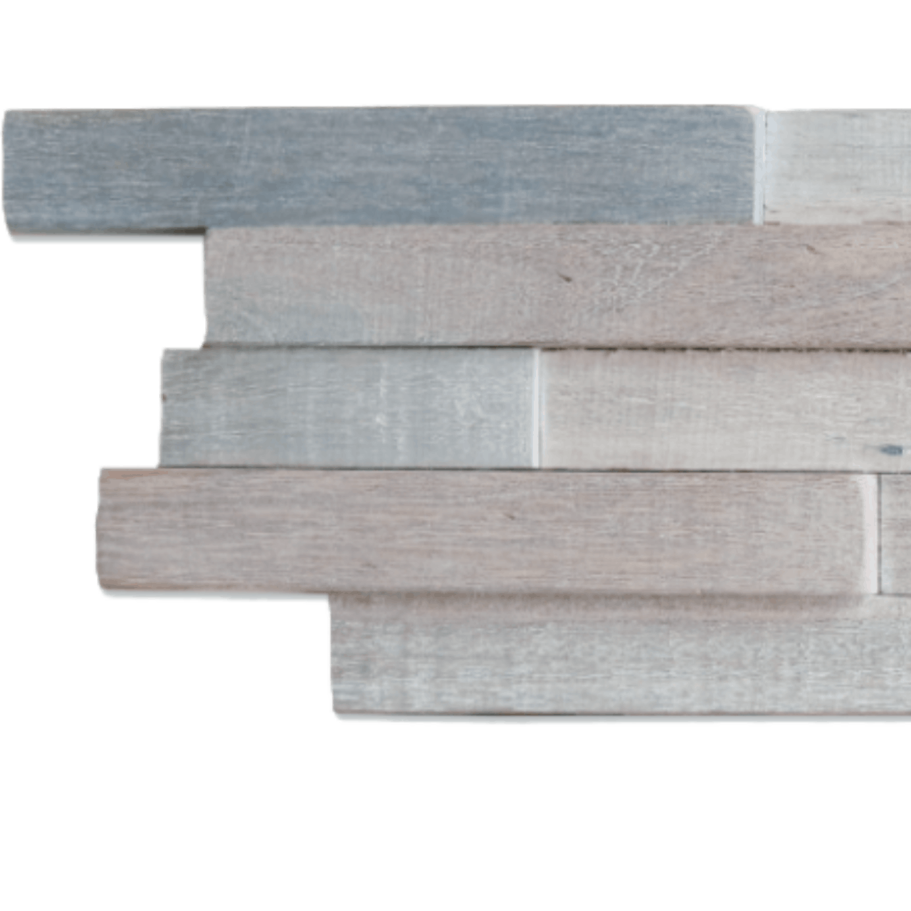 Split Face Wood Cladding - Smooth Grey