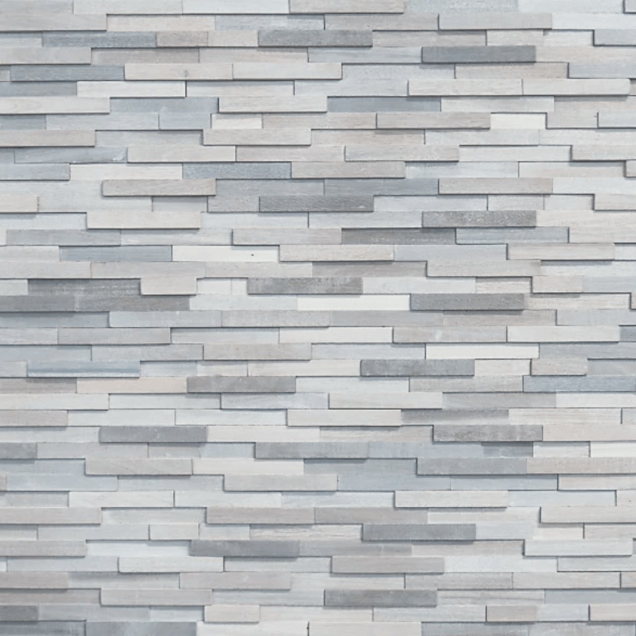 Split Face Wood Cladding - Smooth Grey