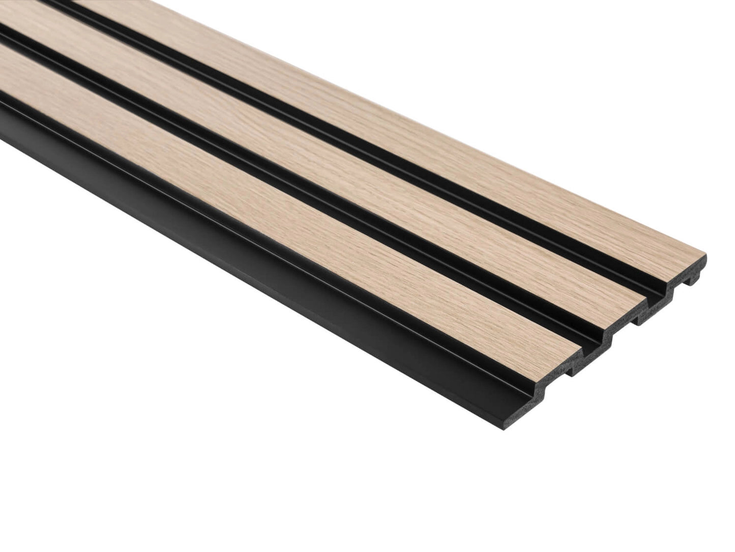 Waterproof Light Oak Slat Wall Panels