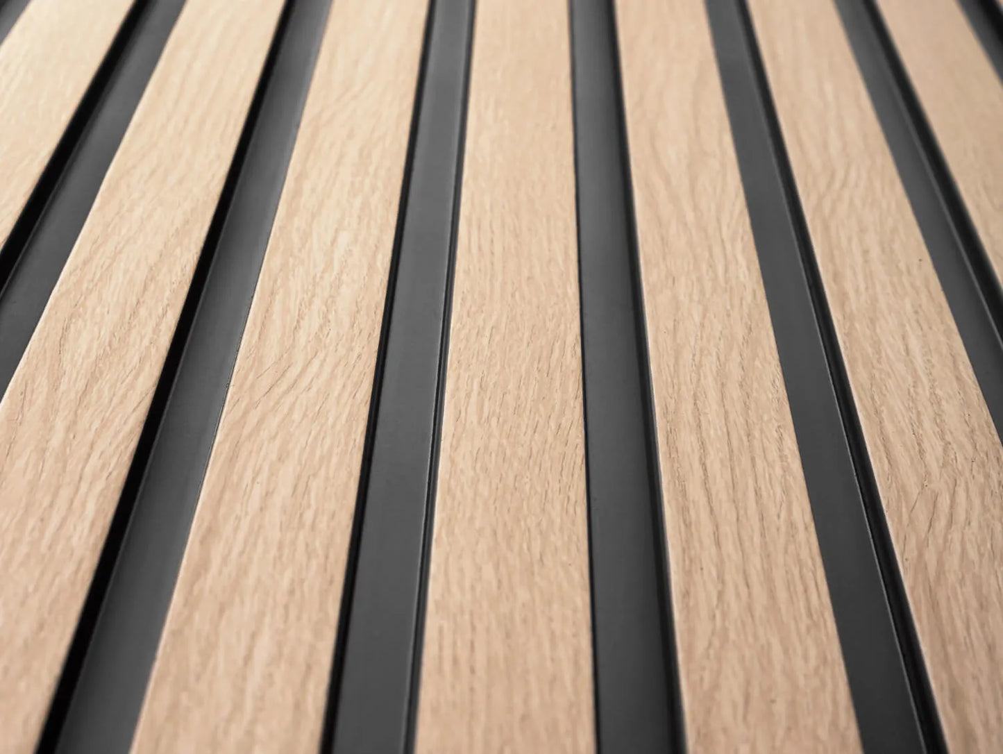 Waterproof Light Oak Slat Wall Panels