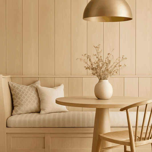 Extra Wide Oak Veneer Tongue & Groove Wall Panels
