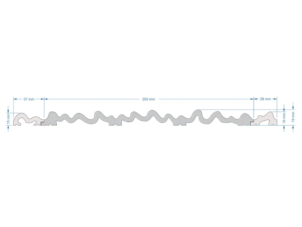 Waterproof Ripple Wall Panels
