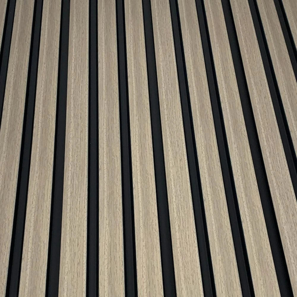 Waterproof Grey Oak Slat Wall Panels