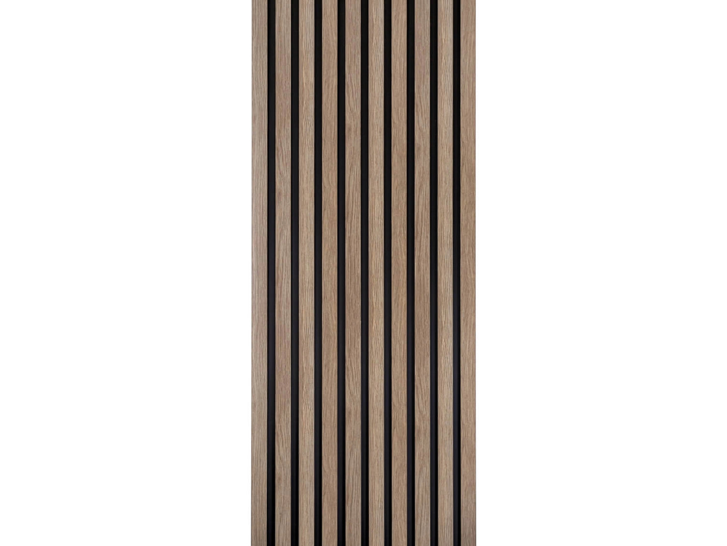 Waterproof Grey Oak Slat Wall Panels
