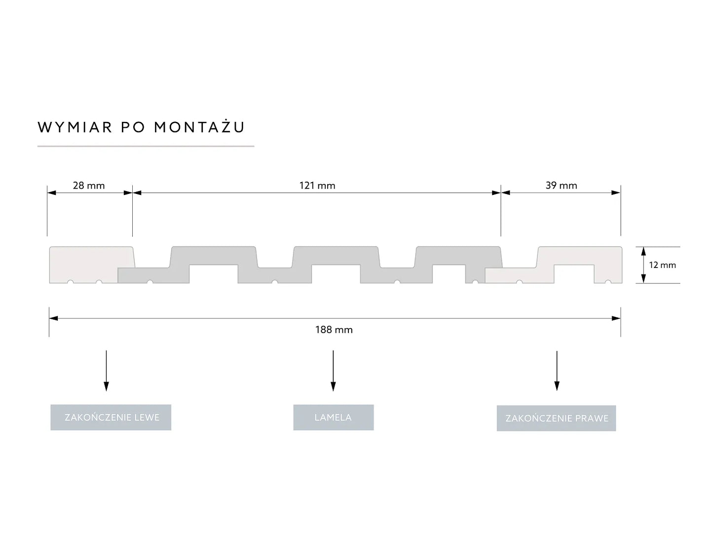 Waterproof Light Oak Slat Wall Panels