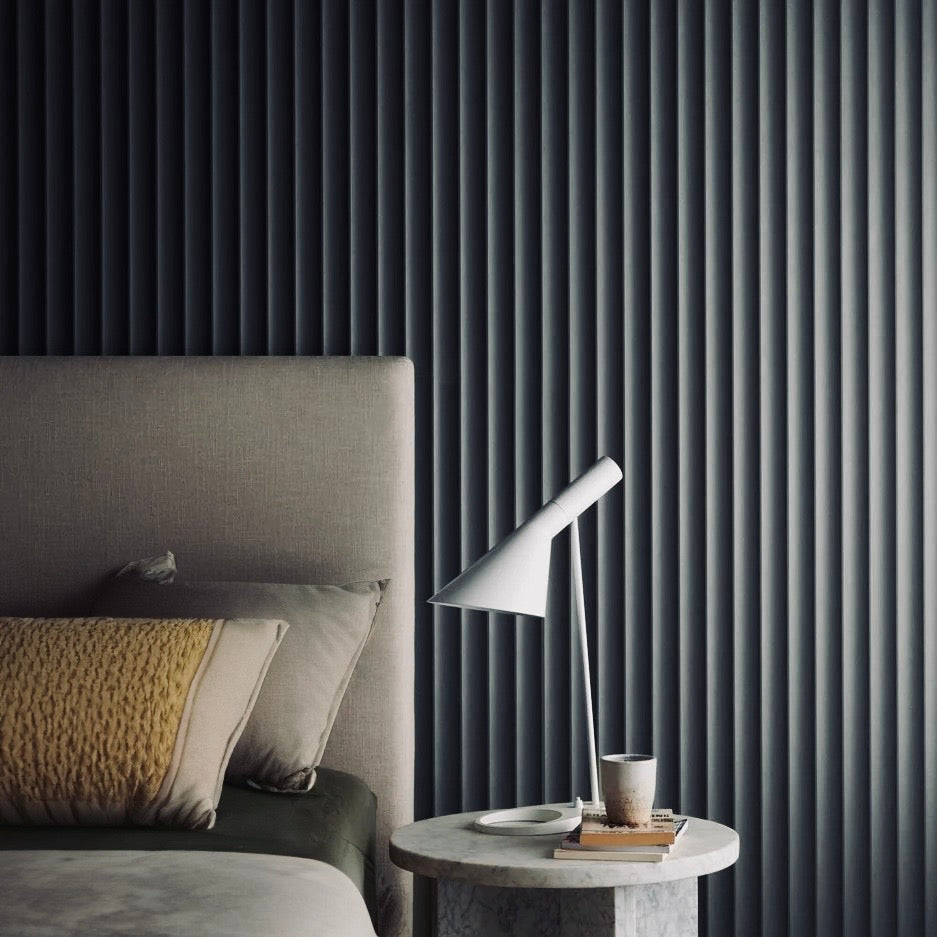 Black Fluted Wall Panel | UK Made Commercial Panelling | Wood Panels ...