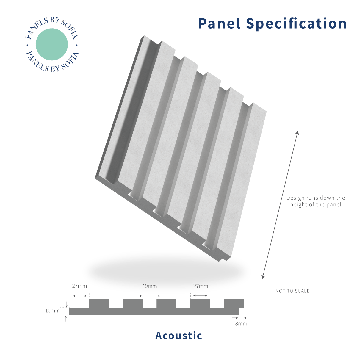 Acoustic Slat Wall Panels - Natural Oak