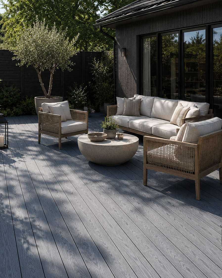 Anthracite Grey Composite Decking Boards