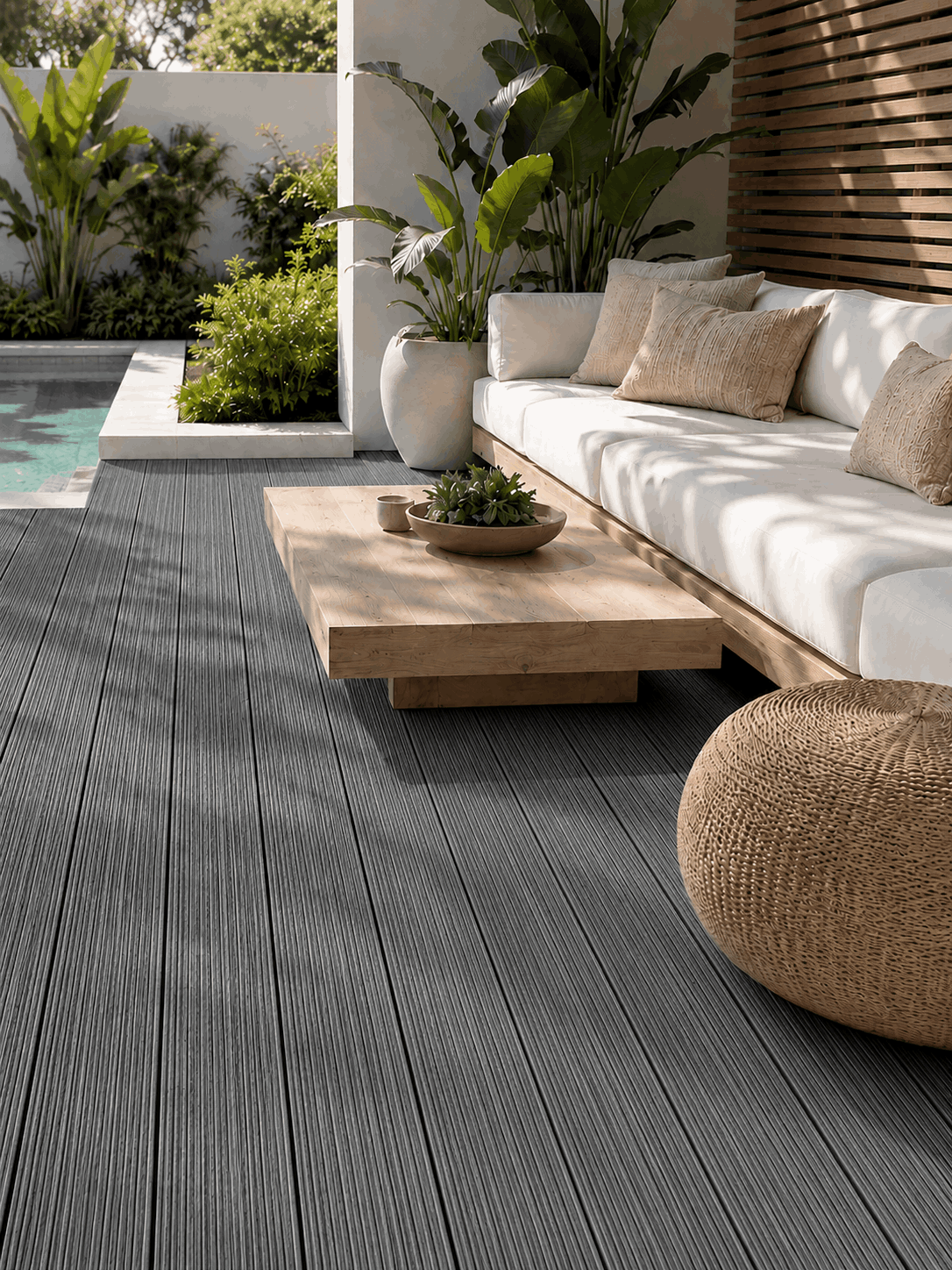 Anthracite Grey Composite Decking Boards
