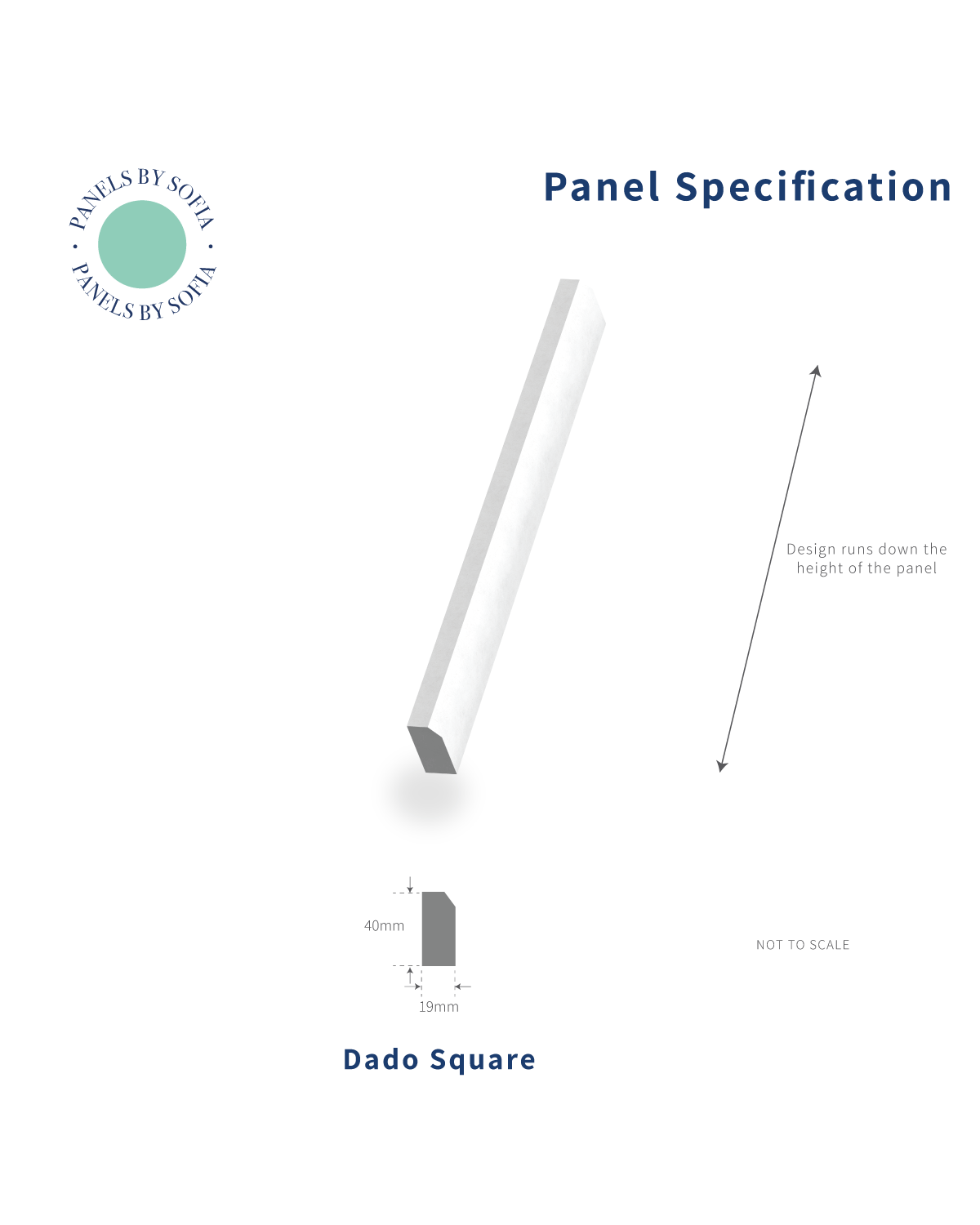 Dado Rail for Black Wall Panels – Up to 25% Off – Panels by Sofia
