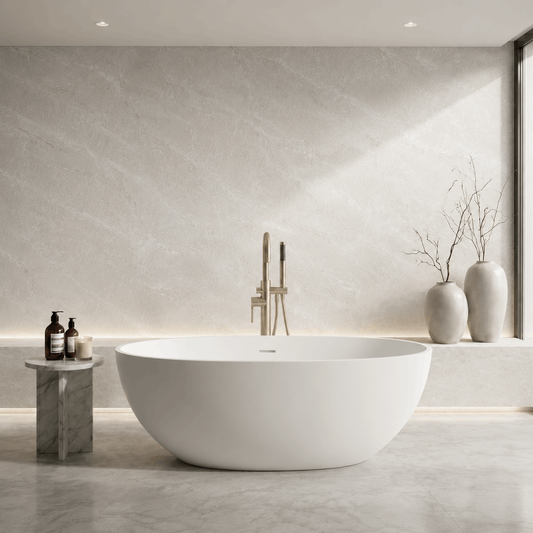 Botticino Marble PVC Shower Panels