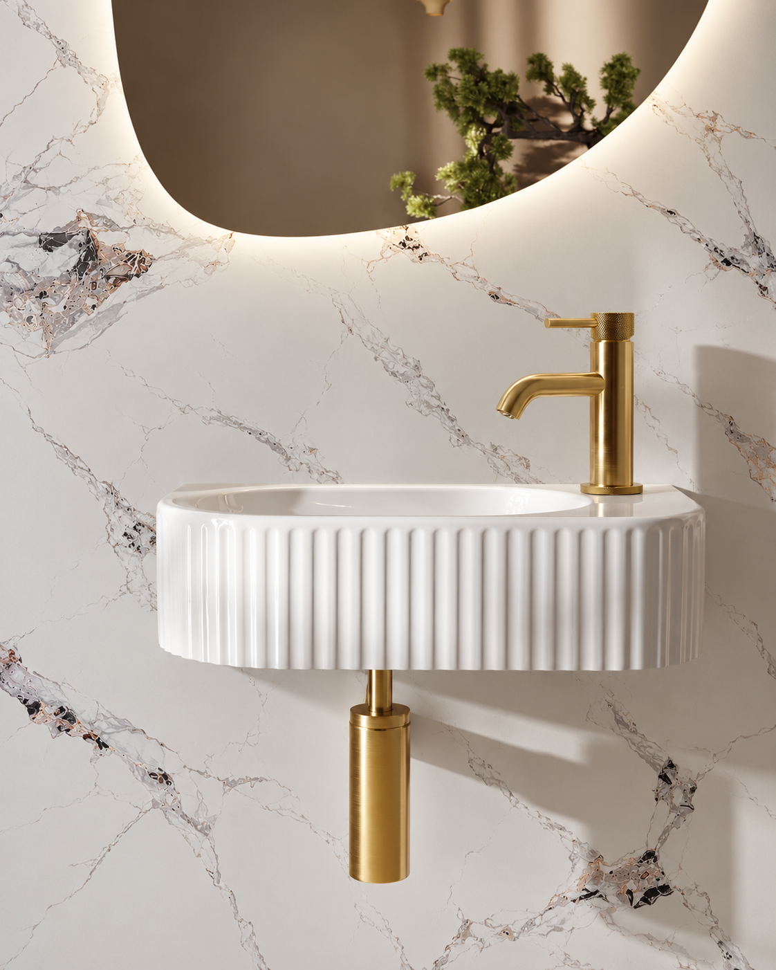 Calacatta Oro PVC Shower Panels