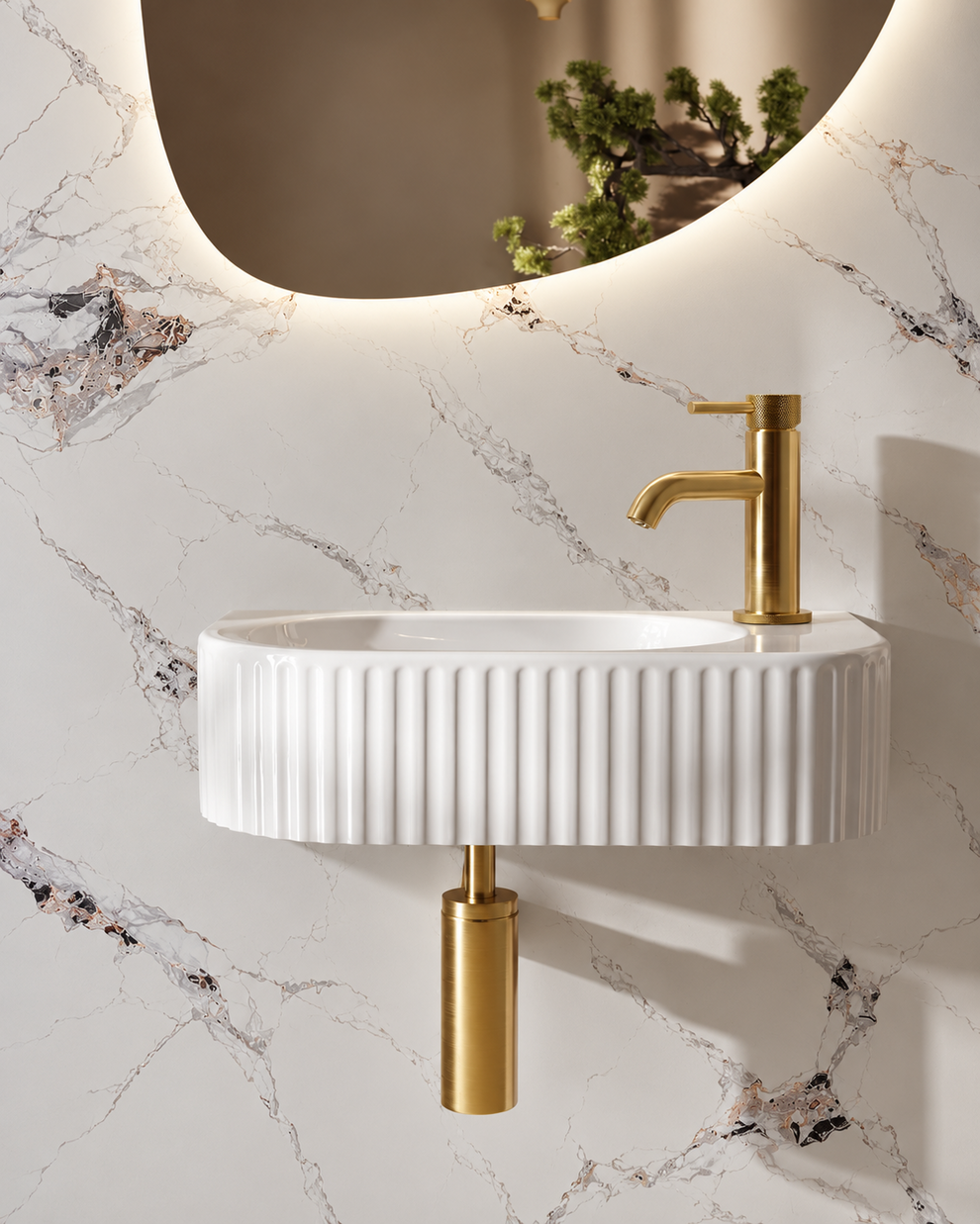 Calacatta Oro Marble Shower Panels | PVC Bathroom Wall Panels – Up to ...