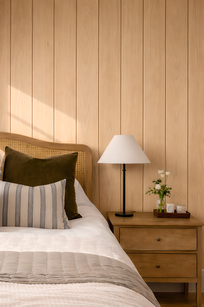 Wide Oak Veneer Tongue & Groove Wall Panels