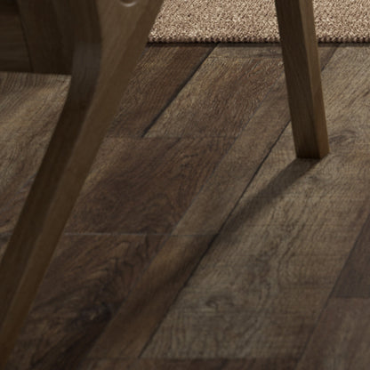 Chestnut LVT Click Flooring - Wood Effect