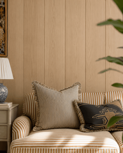 Extra Wide Oak Veneer Tongue & Groove Wall Panels