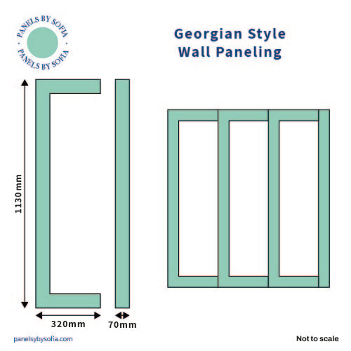 Georgian Shaker Wall Panelling Kit