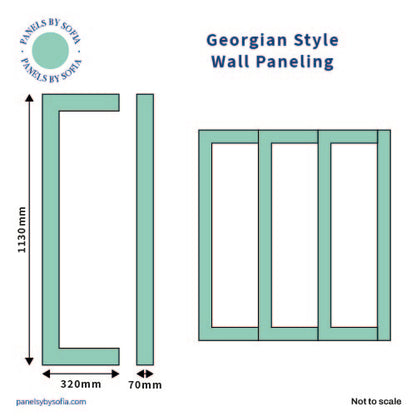 Georgian Shaker Wall Panelling Kit
