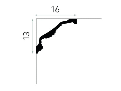 Baroque Style Waterproof Ceiling Coving - 138