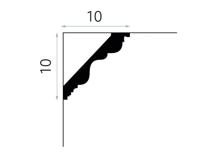 Waterproof Ceiling Coving - 108