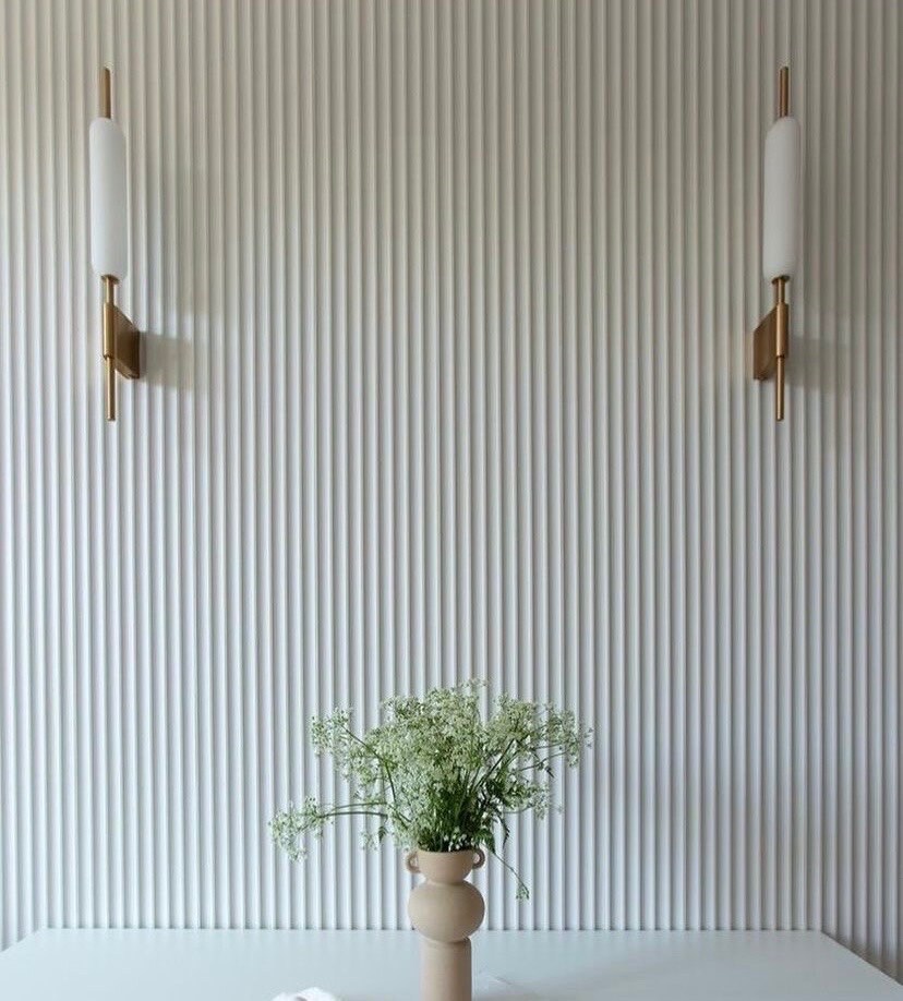 Mini Fluted Wall Panels | Panels by Sofia | UK Made MDF Wood Panelling