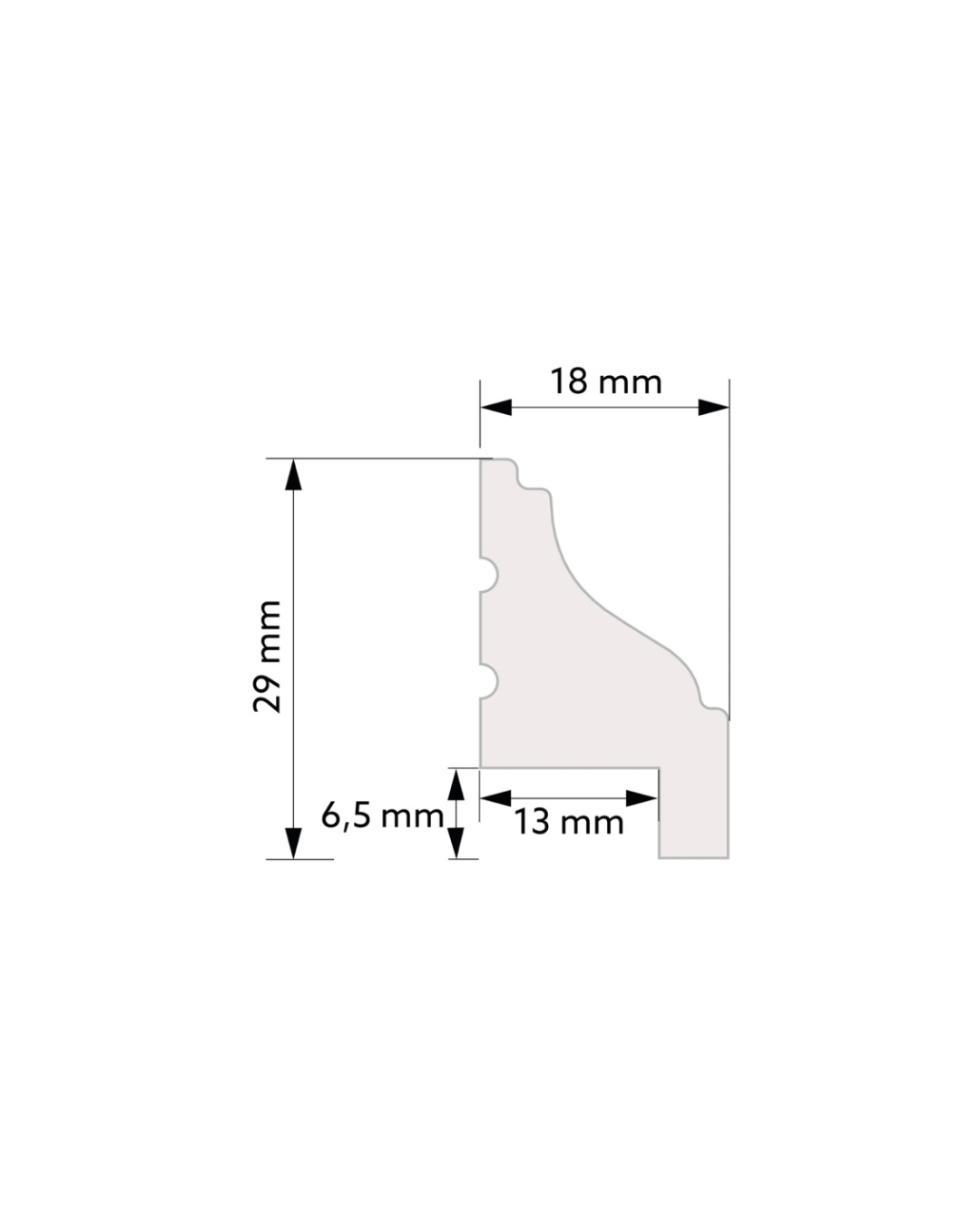 Traditional Top Trim for Wall Panels