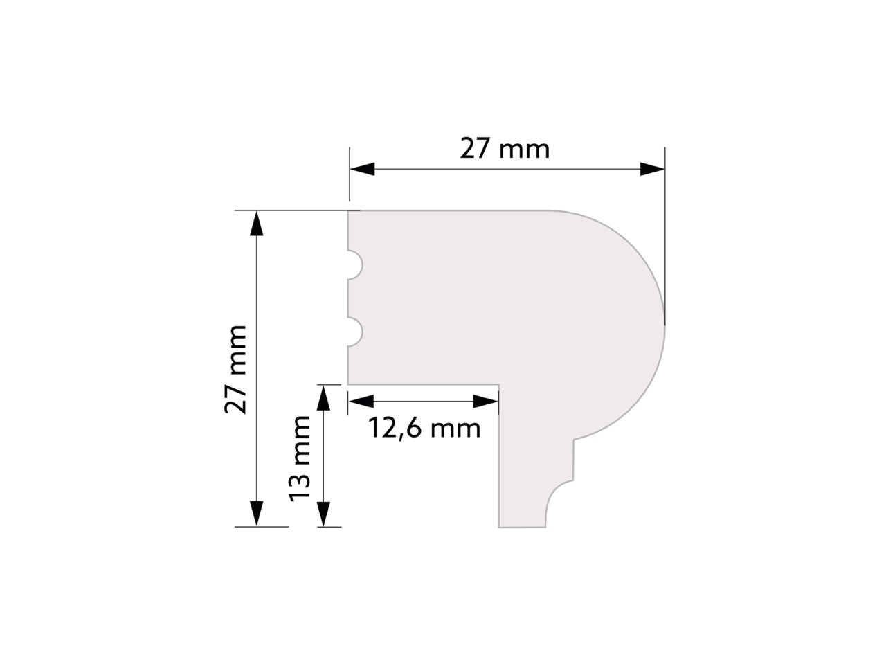 Traditional-Modern Top Trim for Wall Panels