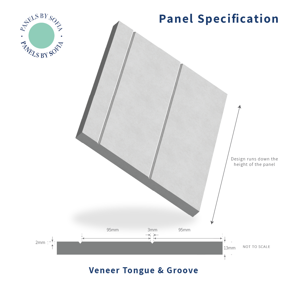 Oak Veneer Tongue & Groove Wall Panels