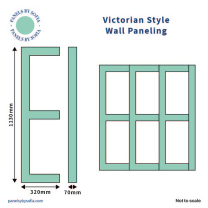 Victorian Shaker Wall Panelling Kit