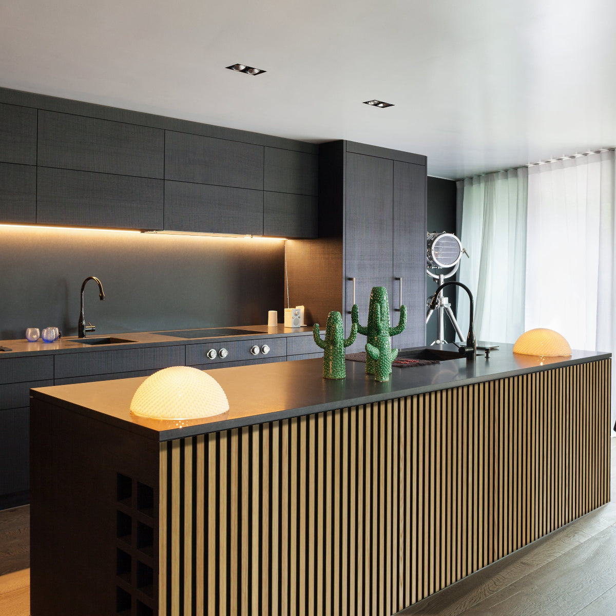 Acoustic Slat Wall Panels - Natural Oak