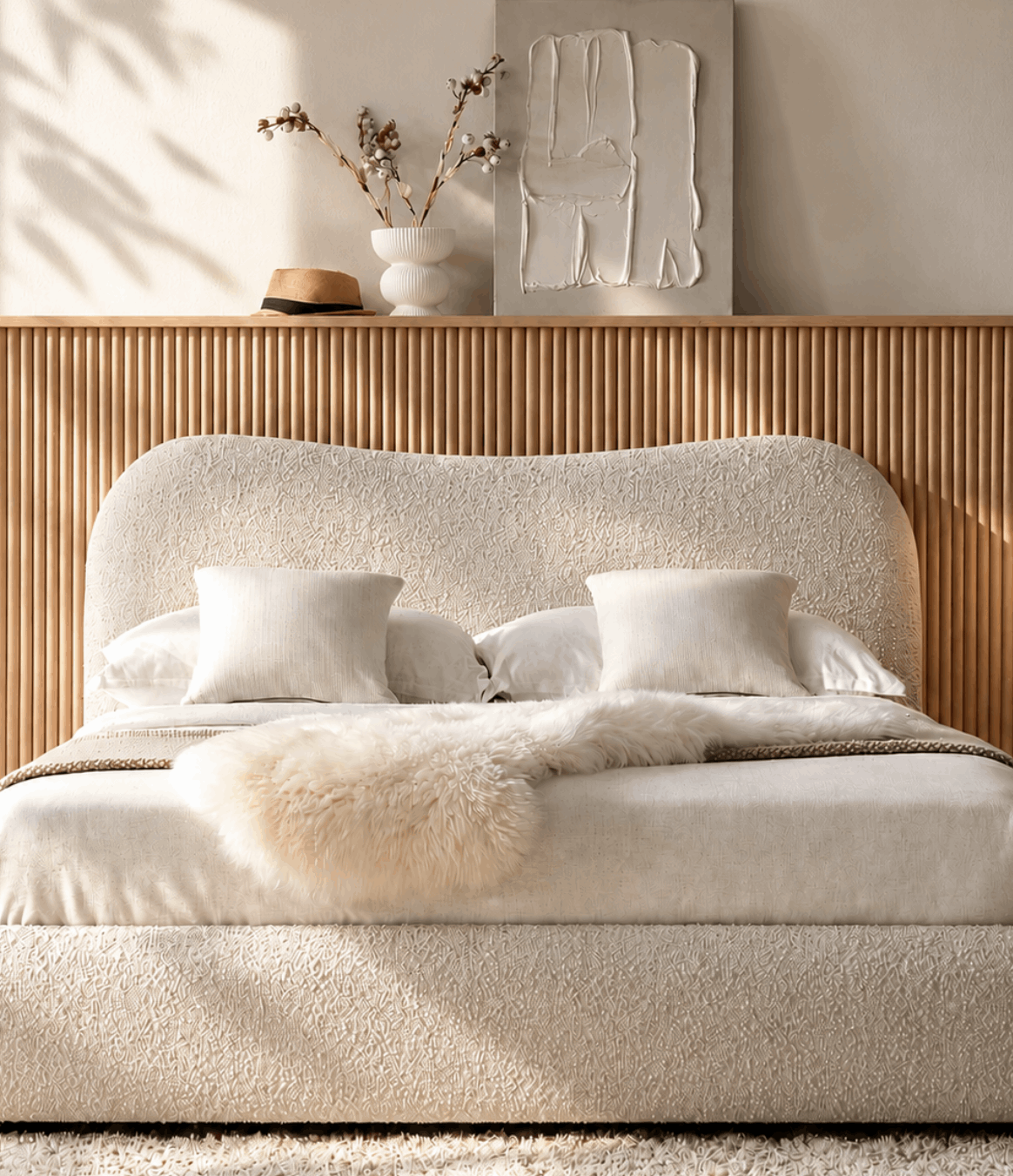 Oak Ribbed Flexible Wall Panels