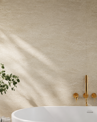 Beige Concrete SPC Shower Panels - 2 Pack