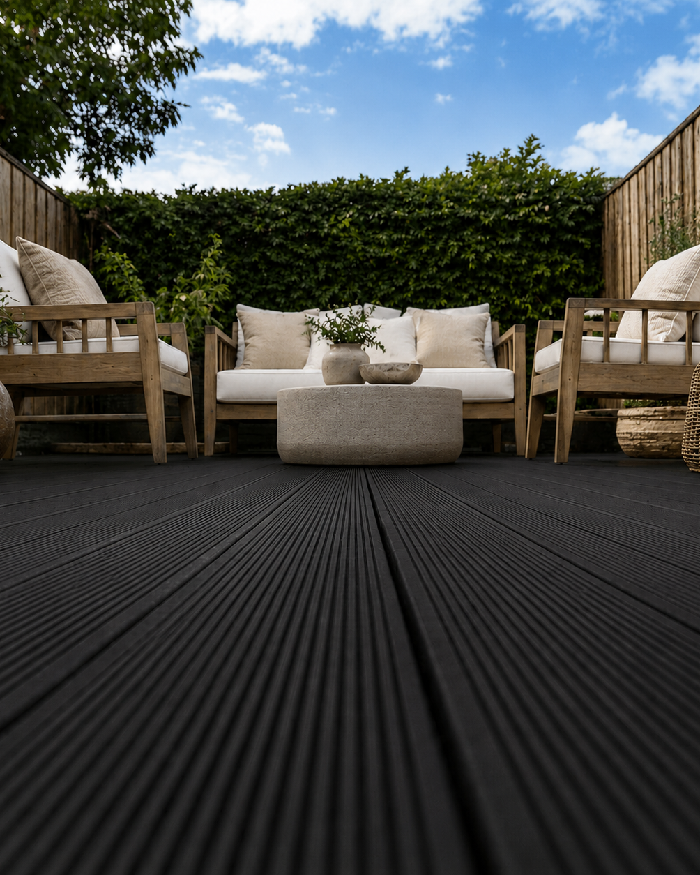 Black Composite Decking Boards