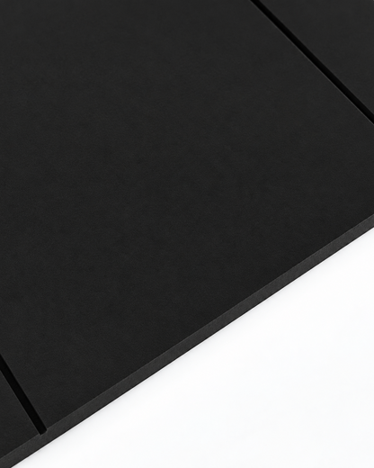 Extra Wide Black Tongue & Groove Wall Panels