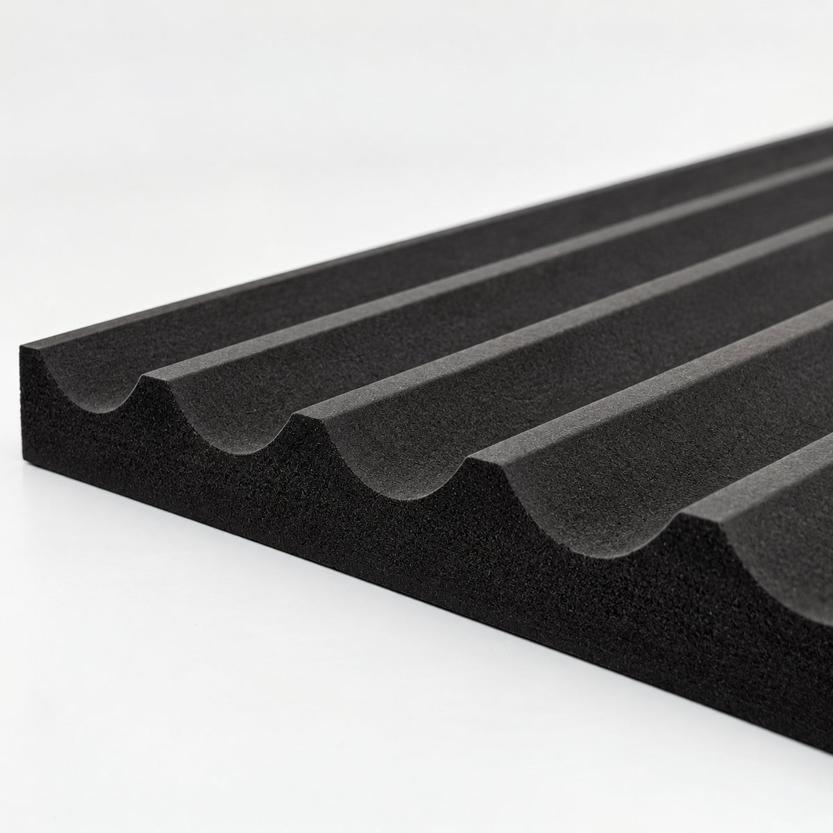 Black Fluted Wall Panels