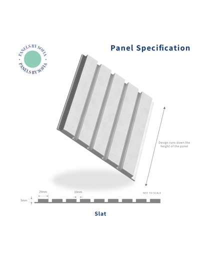Black Slat Wall Panels