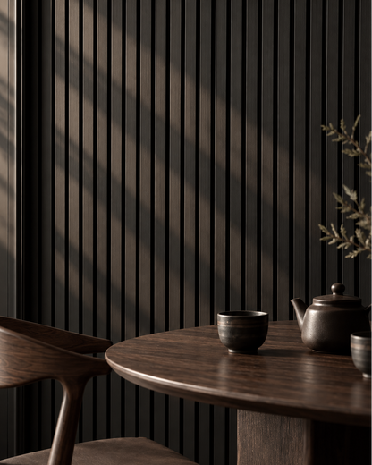 Black Modern Wall Panel Samples - 5 Pack