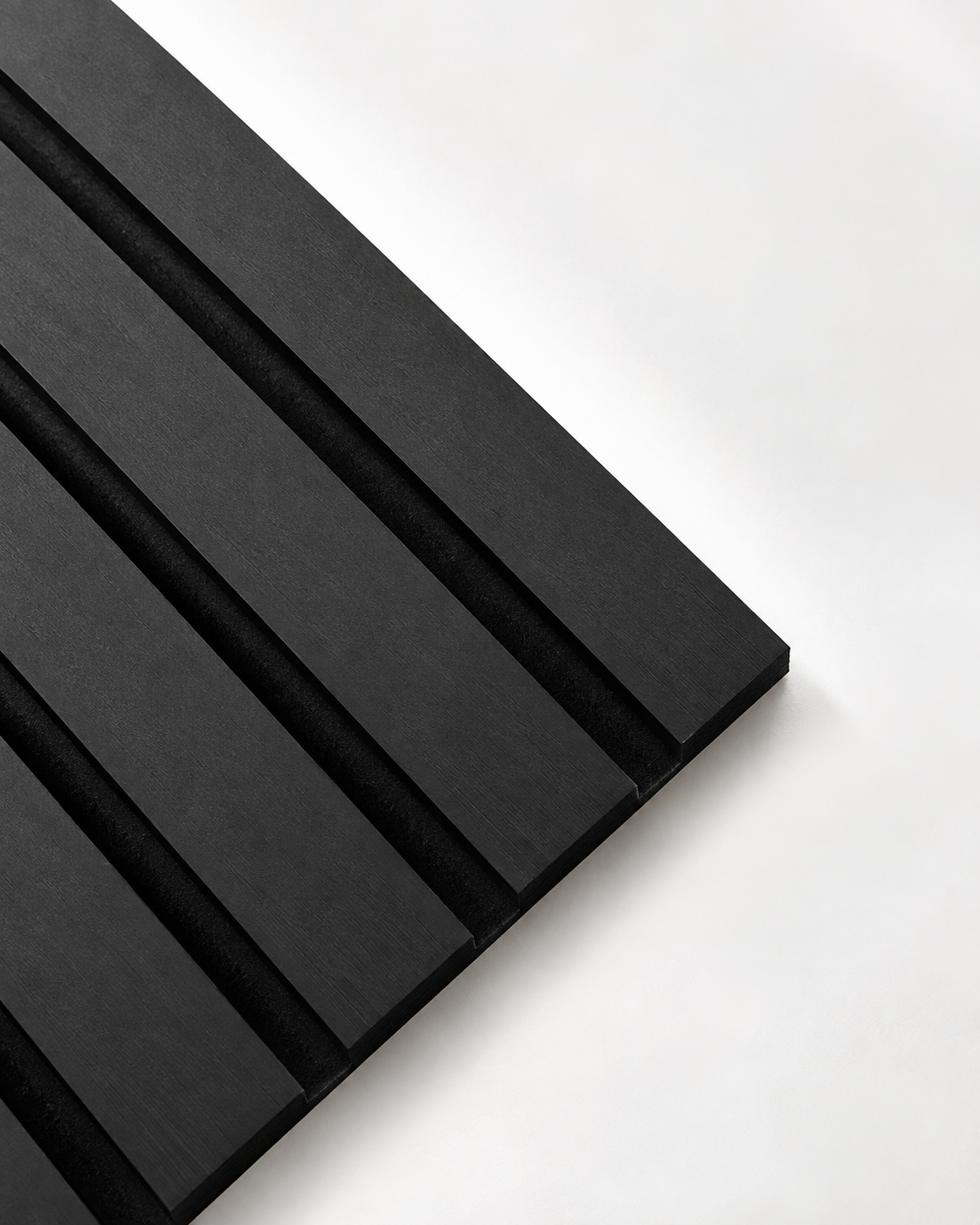 Black Modern Wall Panel Samples - 5 Pack