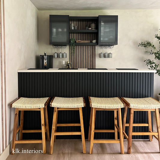 Black Slat Wall Panels