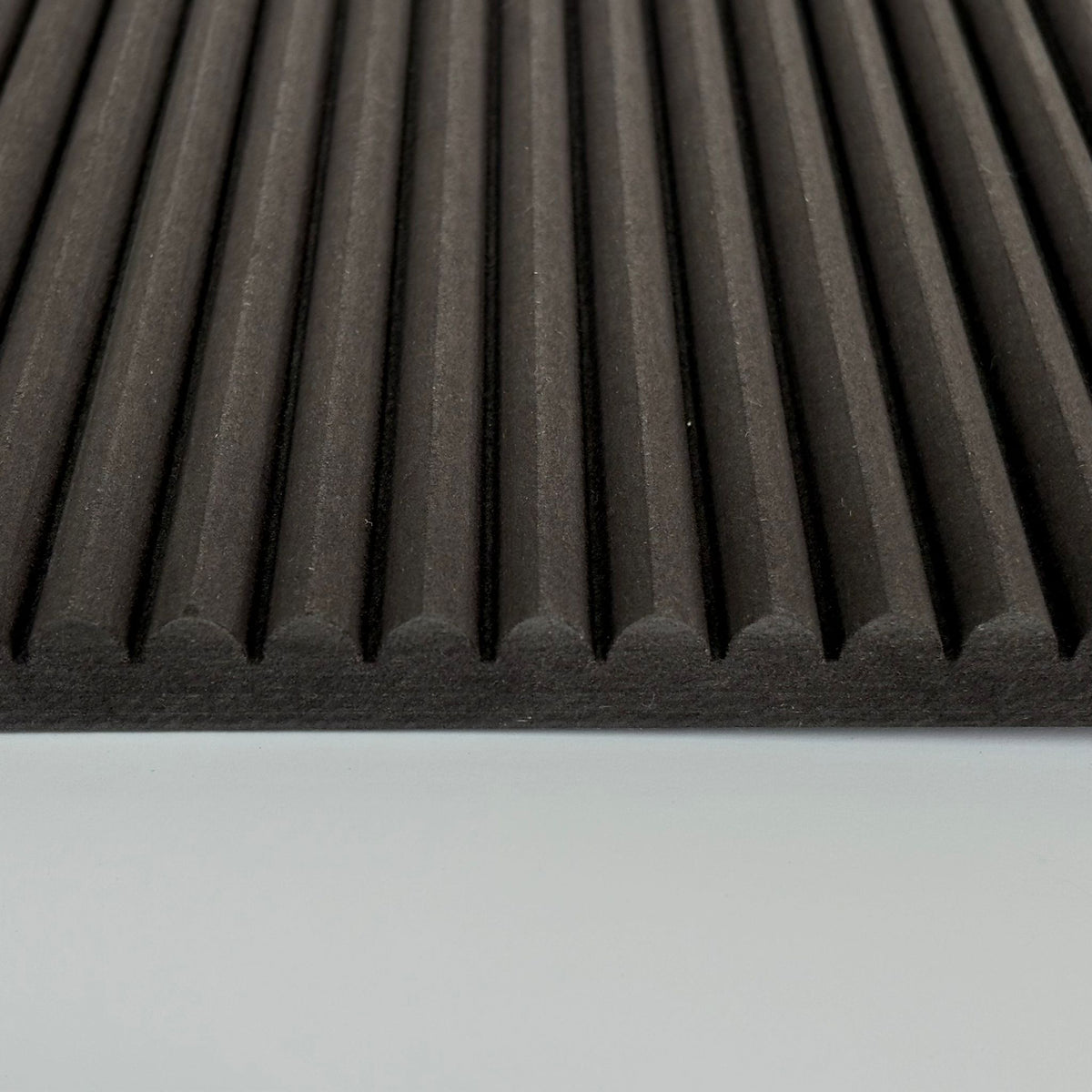 Mini Ribbed Paneling Black Mini Ribbed Wall Panels | Panels by Sofia | UK Wood Panelling
