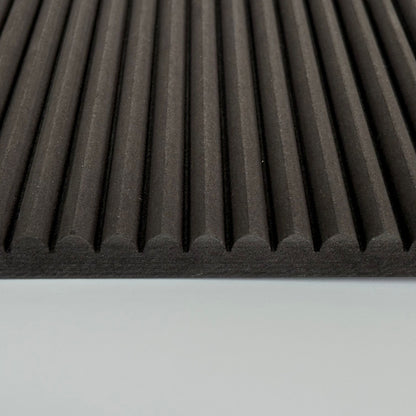 Black Mini Ribbed Wall Panels