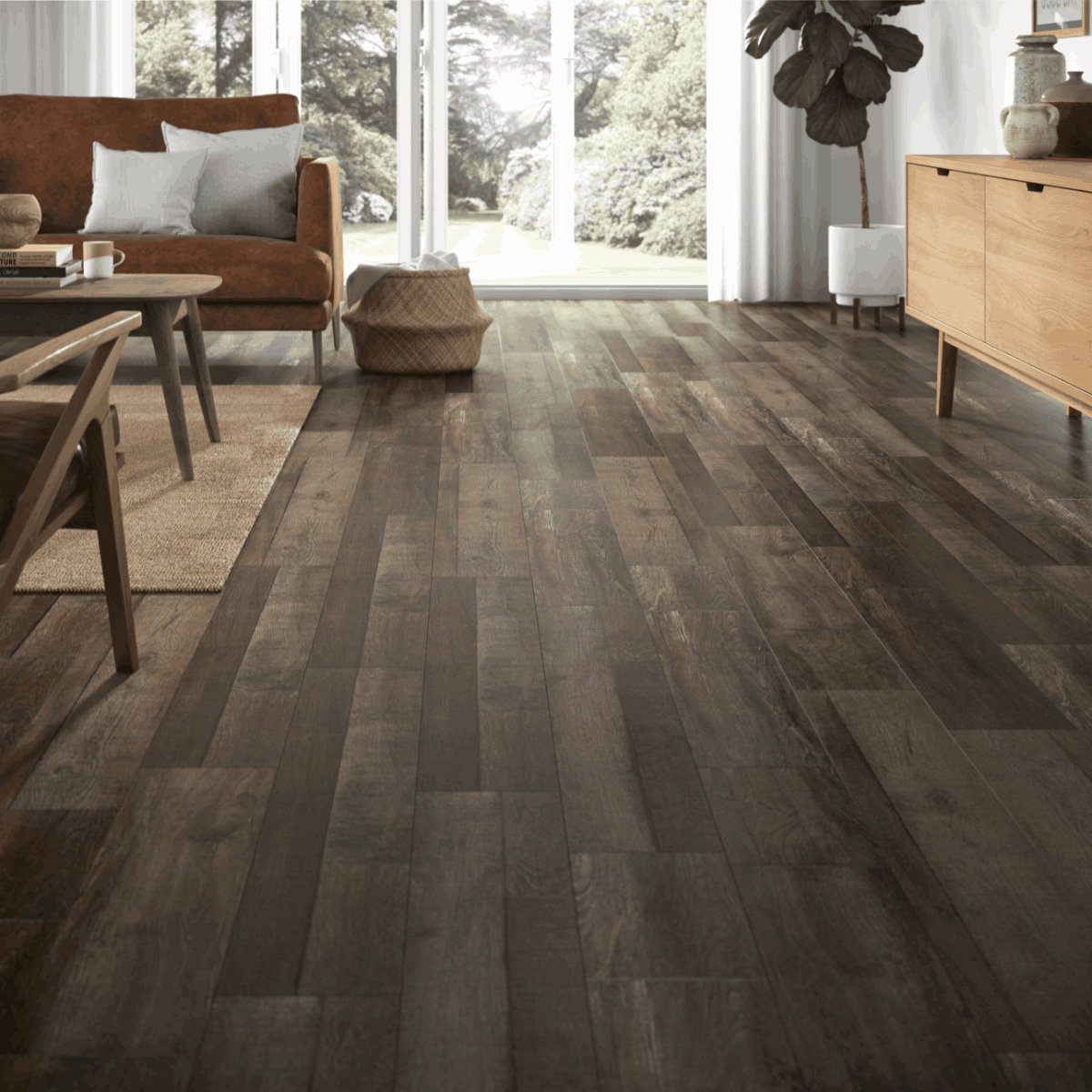 Chestnut LVT Click Flooring - Wood Effect