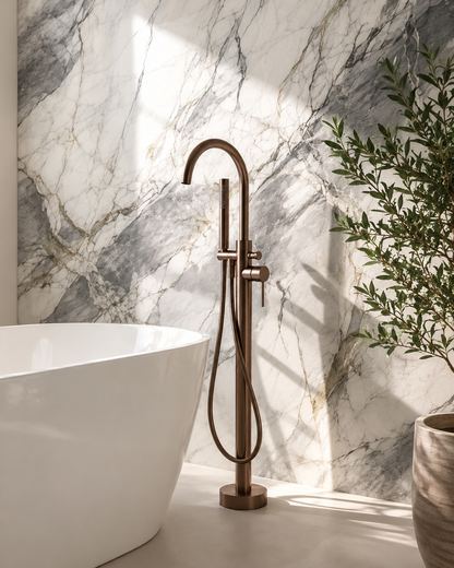 Pasadena Marble PVC Shower Panels - 2 Pack