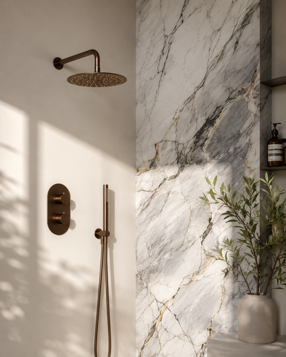 Pasadena Marble PVC Shower Panels - 2 Pack