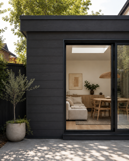 Charcoal Shiplap Outdoor Wall Cladding
