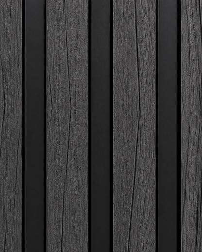 Waterproof Charcoal Slat Wall Panels