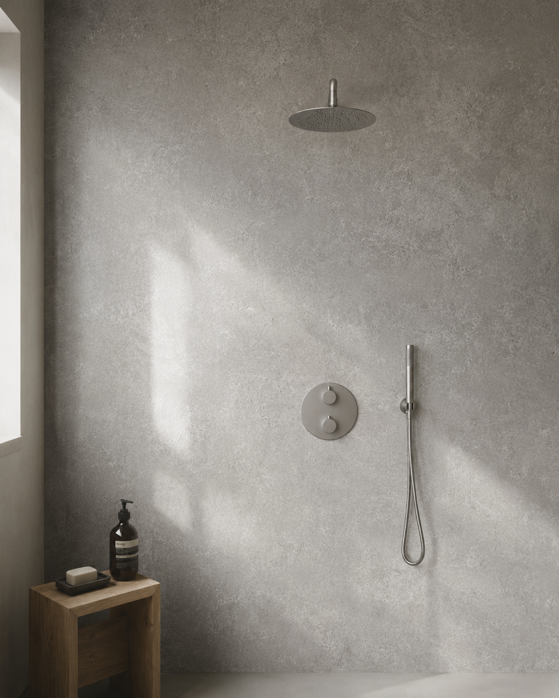 Concrete Grey PVC Shower Panels
