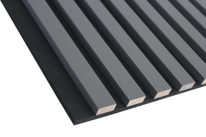 Acoustic Slat Wall Panelling - Charcoal