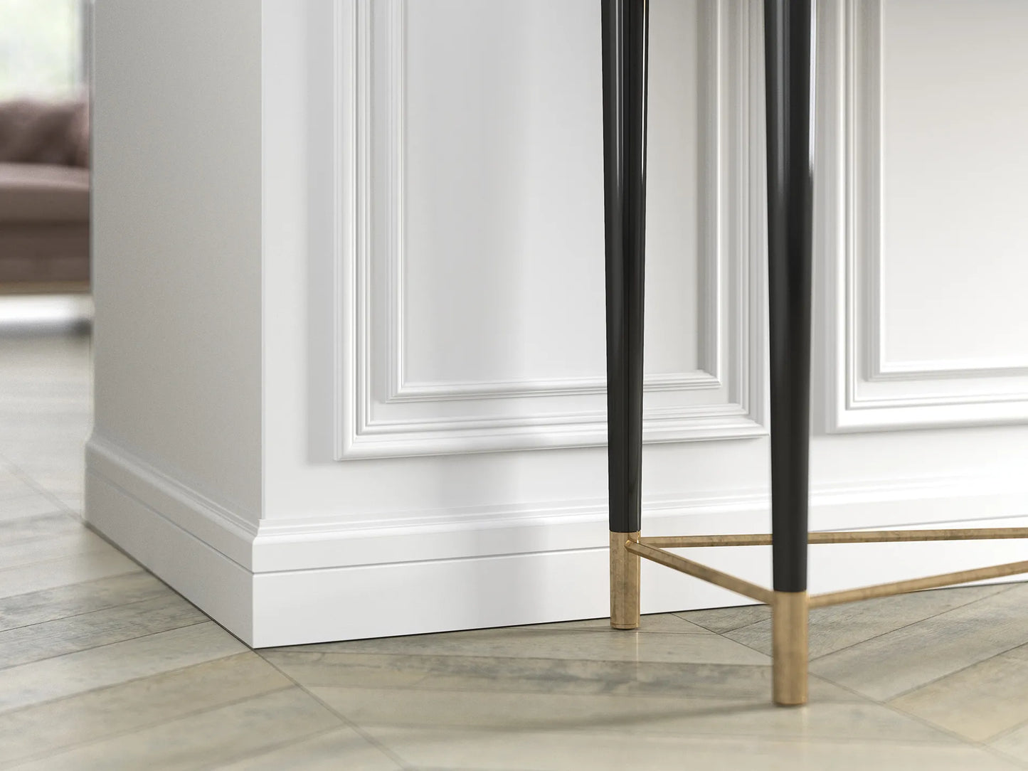 Wainscoting Wall Panelling – Thin Moulding Strips